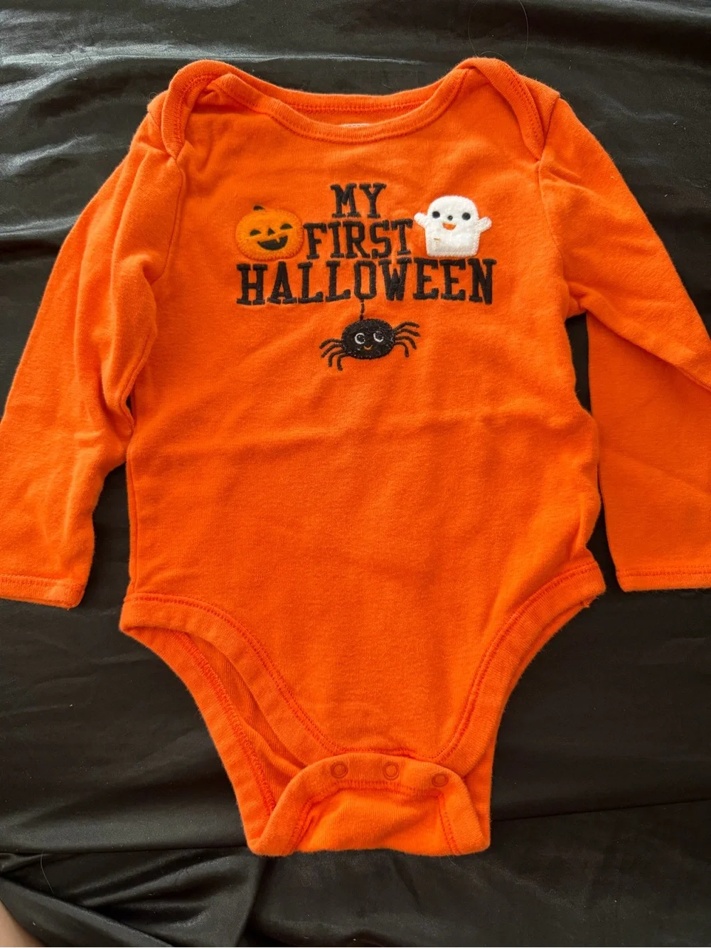 First Halloween embroidered Bodysuit